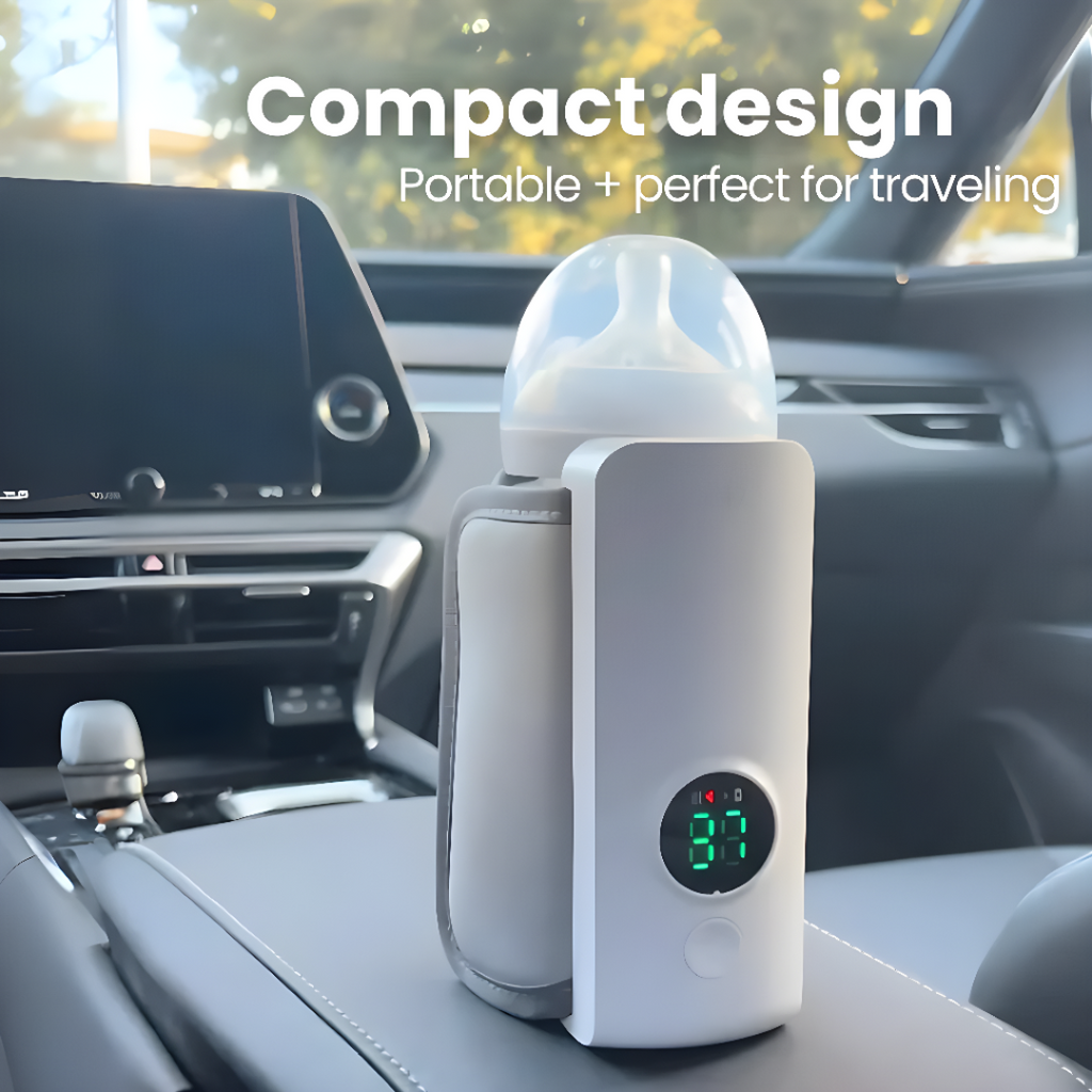 PlayCoCo™ USB Bottle Warmer – Wireless & Travel-Friendly for Moms on the Go