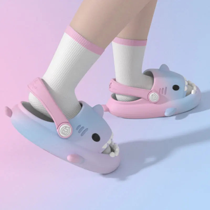 Kids Shark Summer Slippers – Anti-Collision & Slip-Resistant