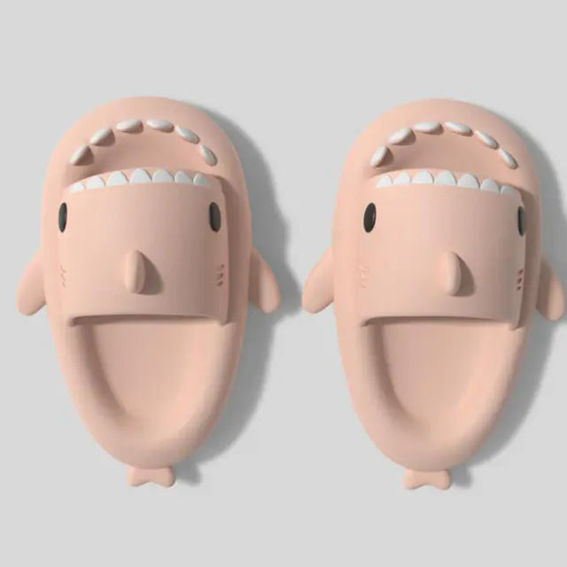 Cartoon Shark Summer Slippers for Kids